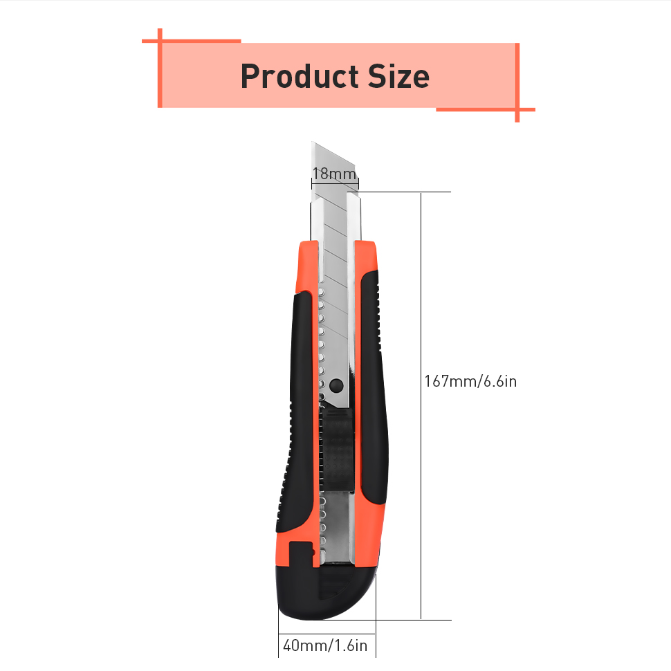 Foska Retractable Cutter Utility Knife