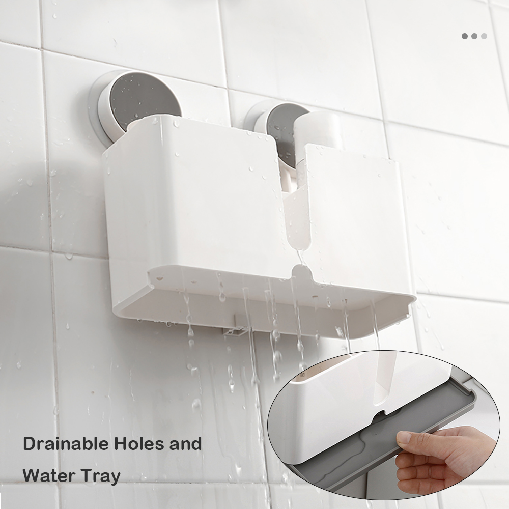 2 PCS Self-Adhesive Toothbrush Holders Wall Mounted, Water Proof