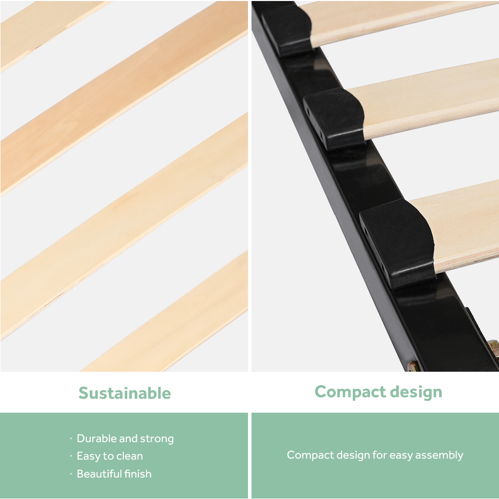 LIVINGbasics® Metal Platform Bed Frame