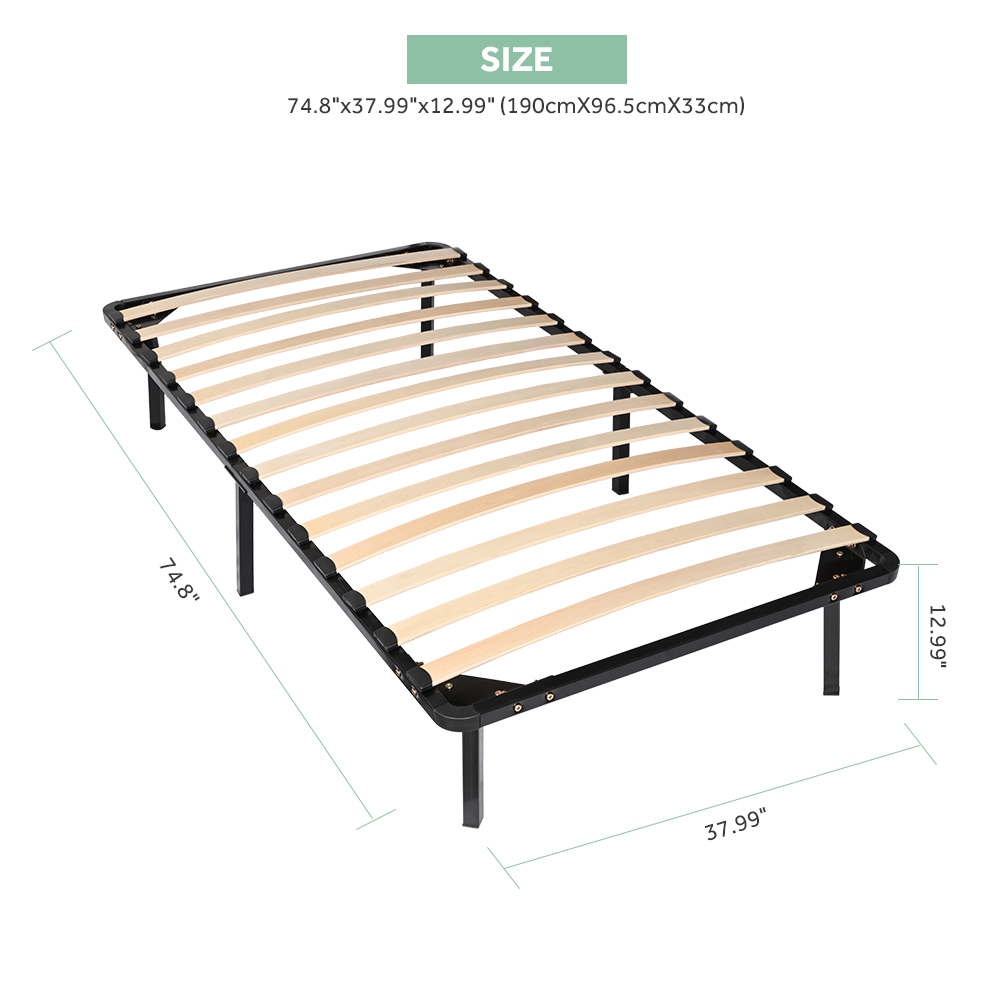 LIVINGbasics® Metal Platform Bed Frame