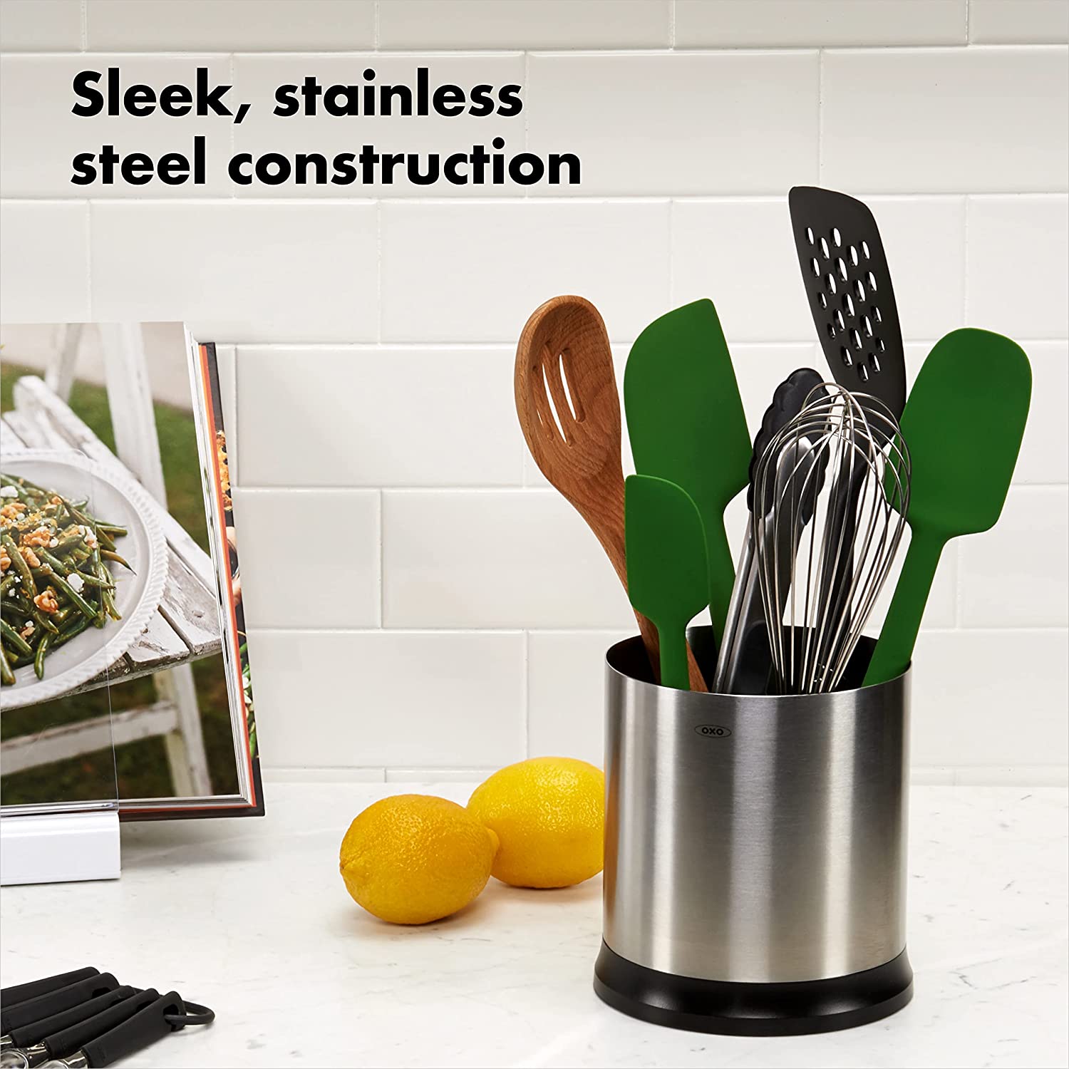 Stainless Steel Rotating Utensil Holder OXO