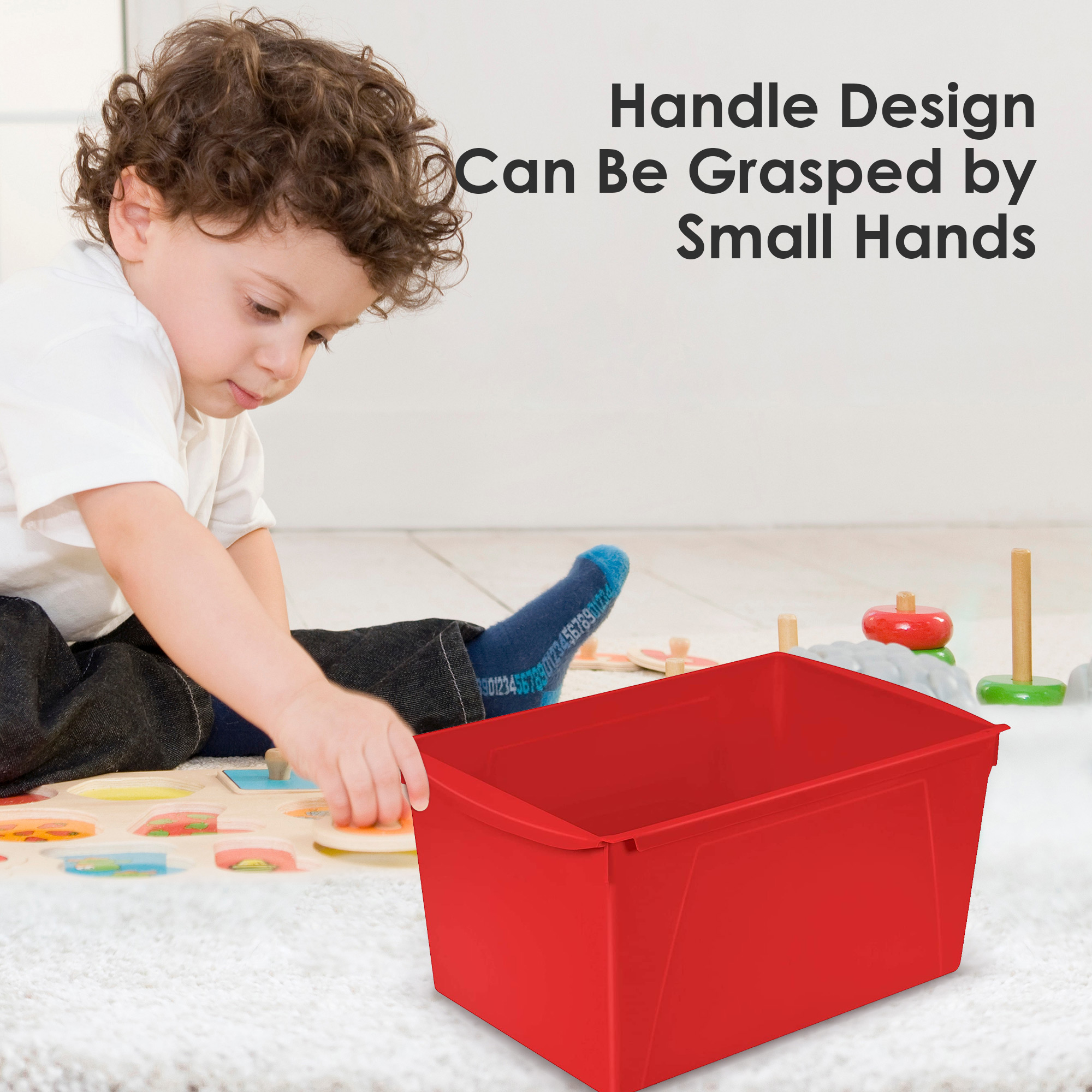 Storex Extra Large Book Bin 6/Pack, 14.5" X 9.25" X 7"