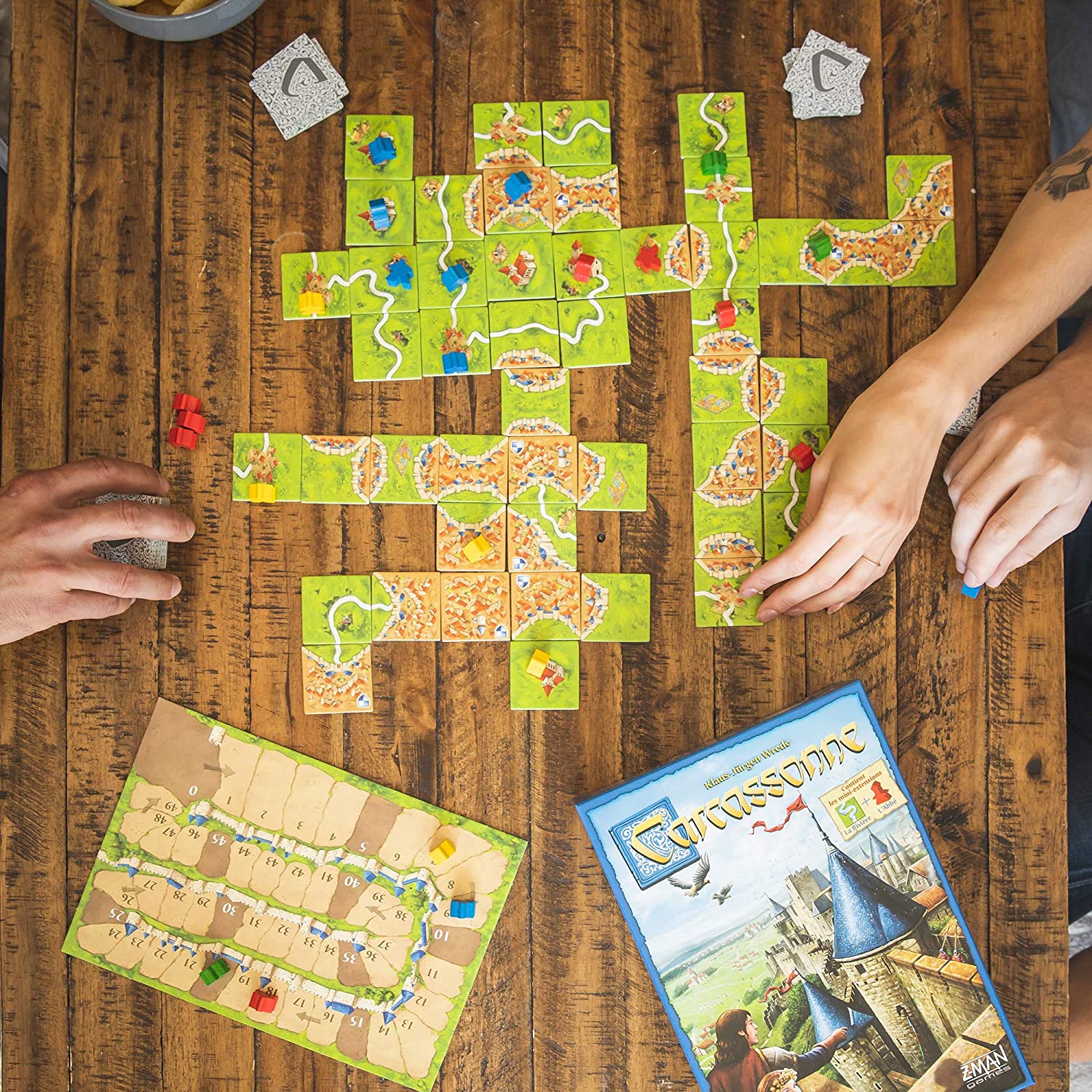 Carcassonne is a fun family game featuring easy-to-learn rules and beautifully illustrated tiles. Great for ages 7 , it's a favorite for both young and old alike. Makes a great gift! Get it Carcassonne is a fun family game featuring easy-to-learn rules and beautifully illustrated tiles. Great for ages 7 , it's a favorite for both young and old alike. Makes a great gift! Get it