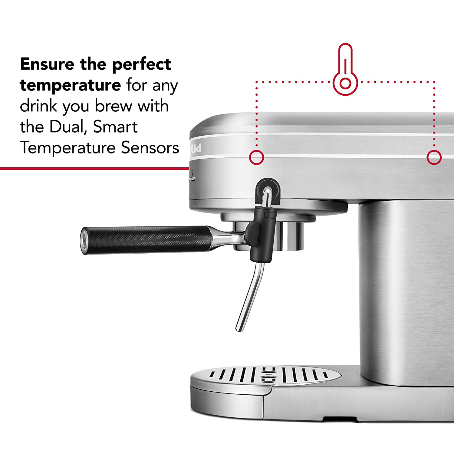 Machine expresso semiautomatique en métal KitchenAid®