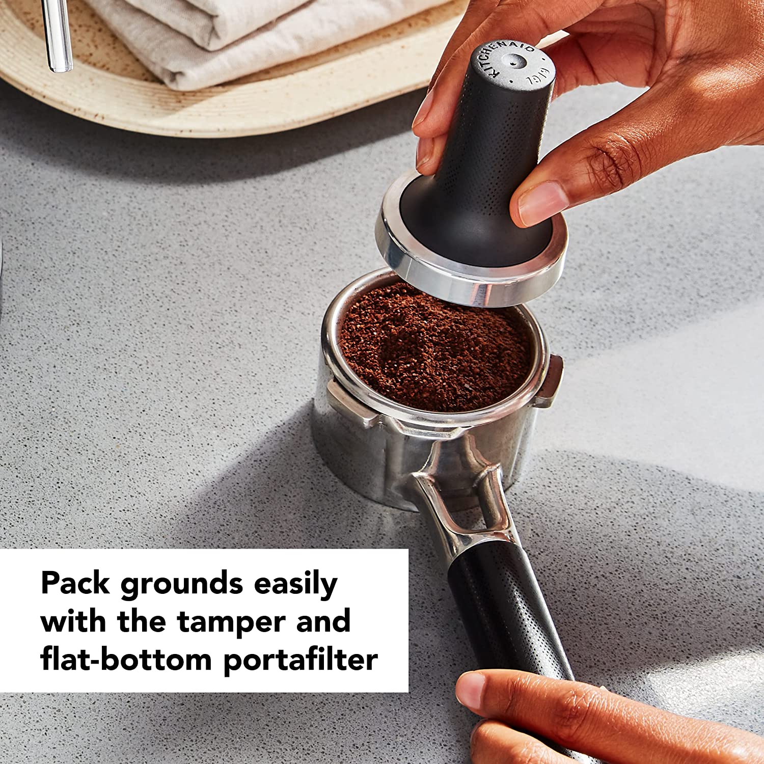 Machine expresso semiautomatique en métal KitchenAid®