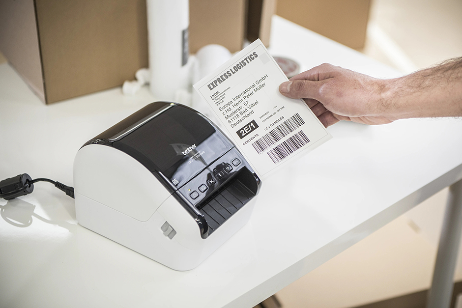 Brother QL-1110NWBC Wide Format, Professional Label Printer with ...