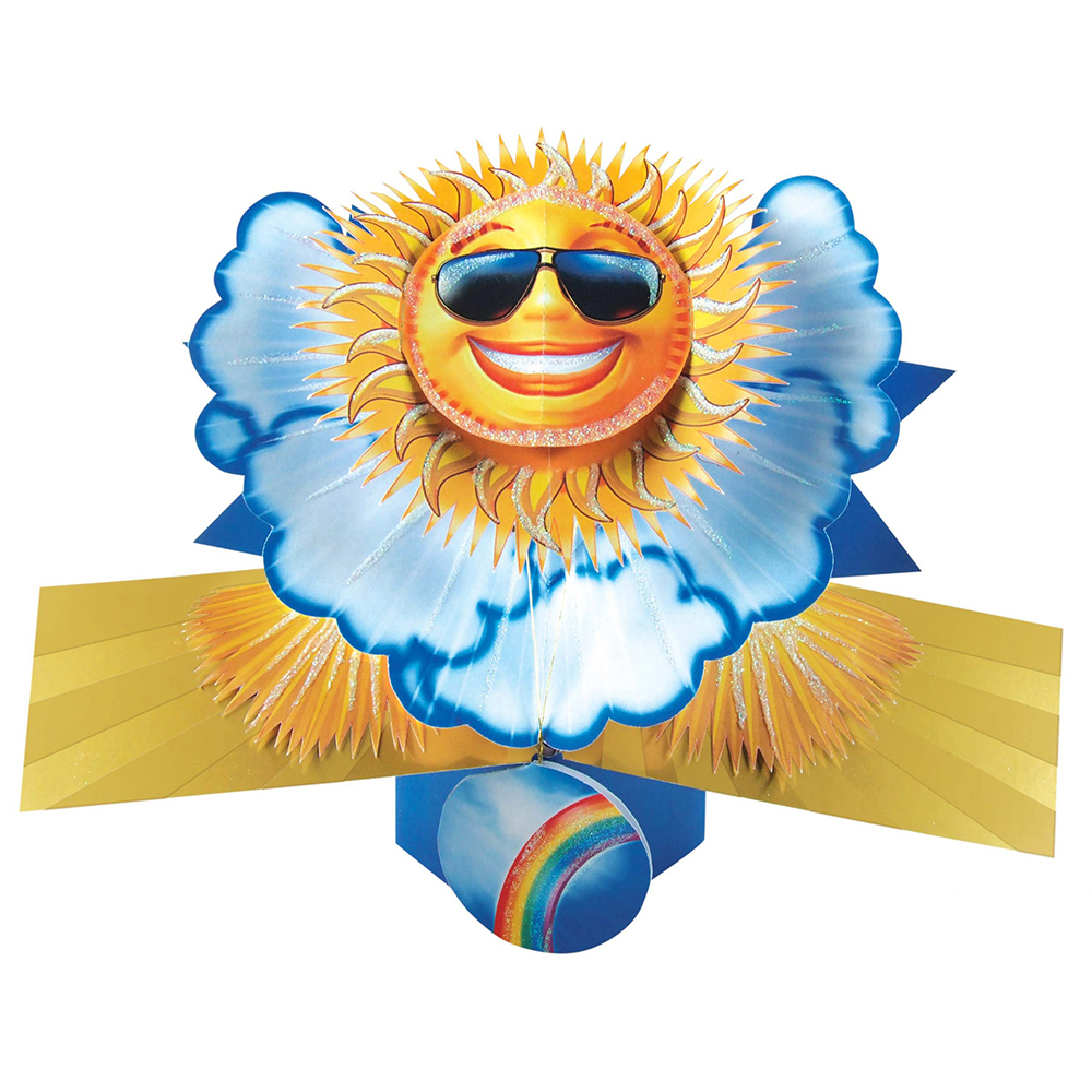 Sun Design Pop Up Greeting Card