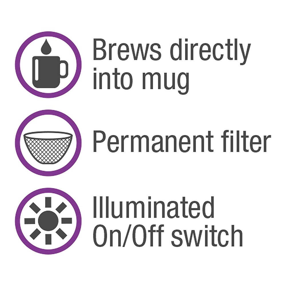 1 Cup Mini Single Serve Coffee Maker