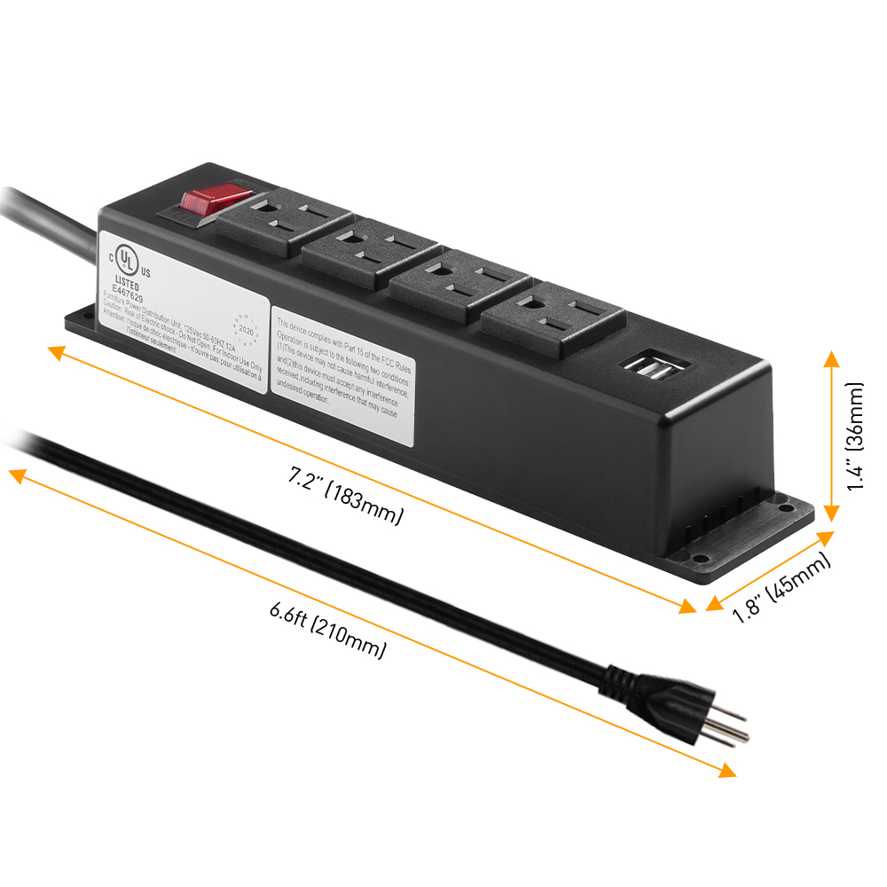 4-Outlet Power Strip