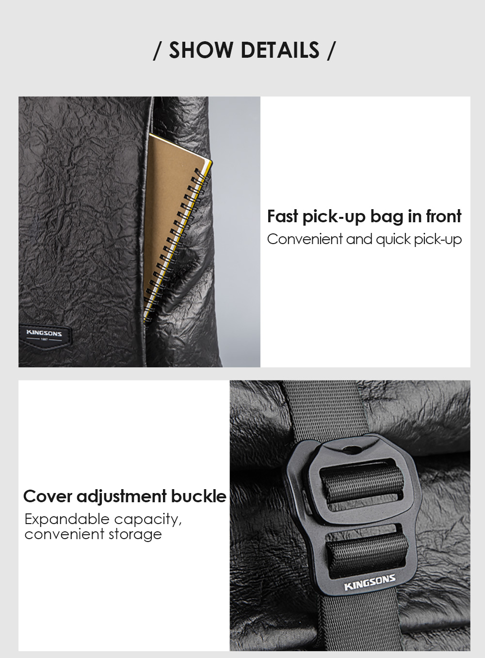 Roll Top 15in Laptop Backpack