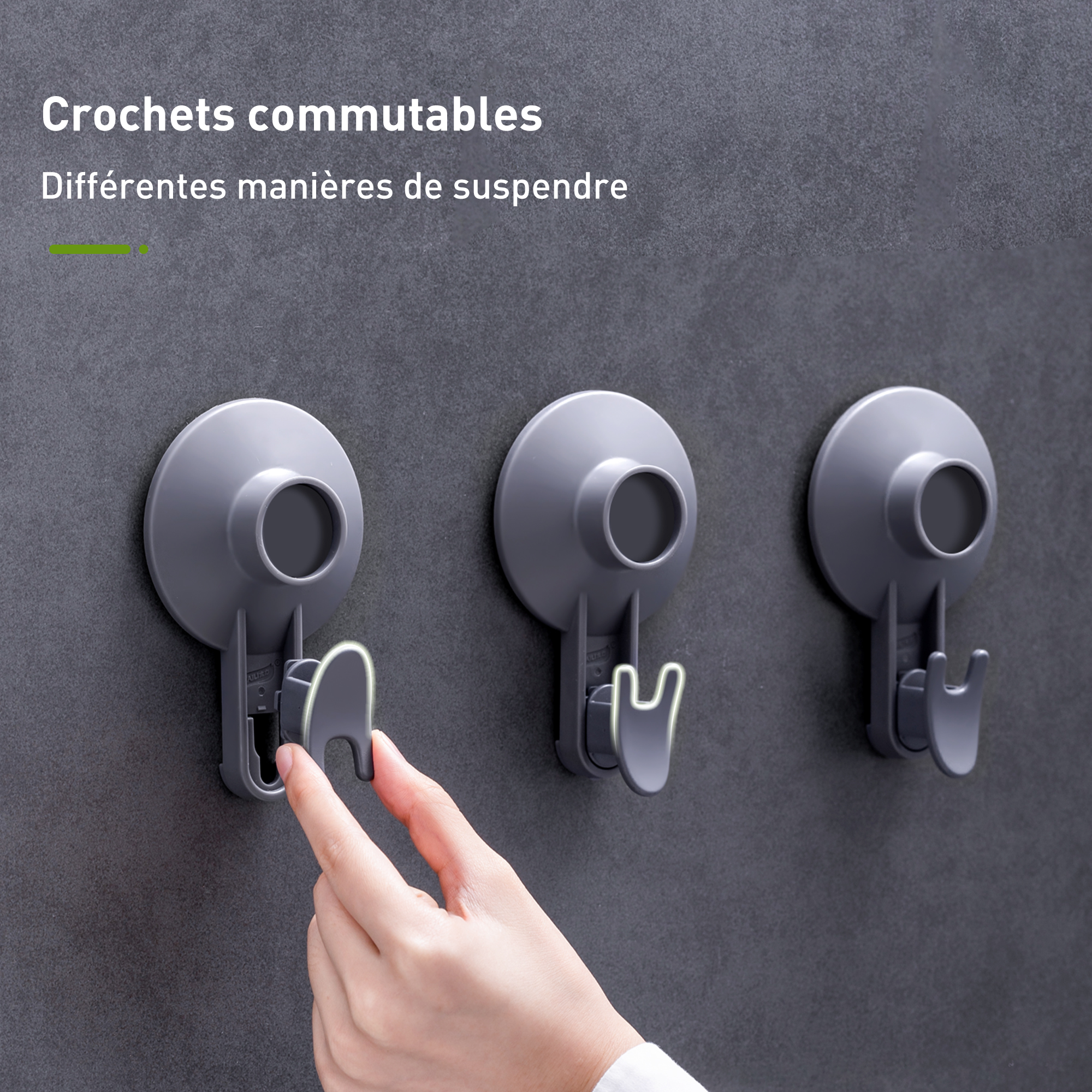 24 Pièces Crochet à Ventouse En Plastique Crochet Ventouse Puissante Sous Vide Ventouse Crochets