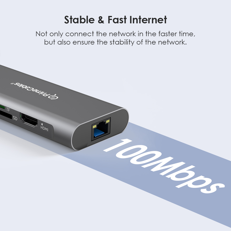 8 in 1 USB C Hub Adapter