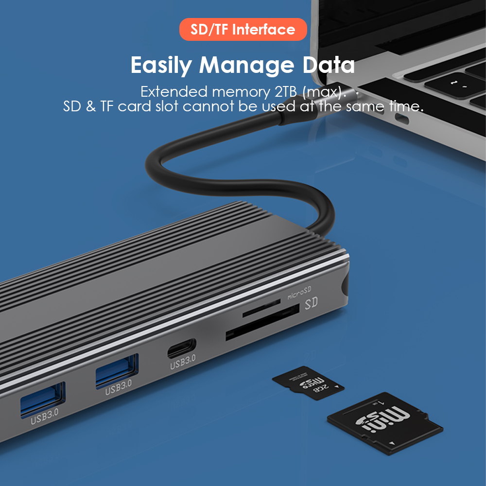 10 in 1 USB C Hub