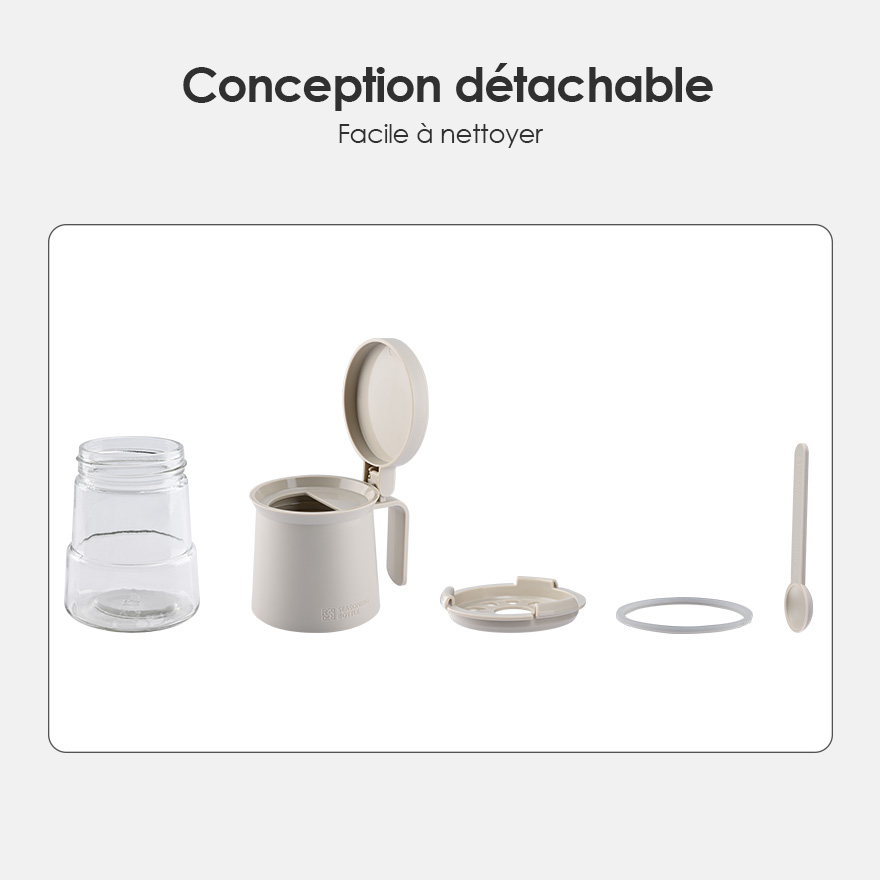 Pot à épices en verre