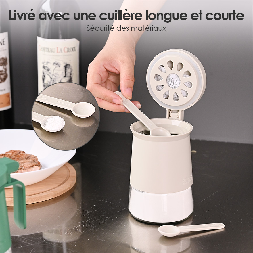 Pot à épices en verre