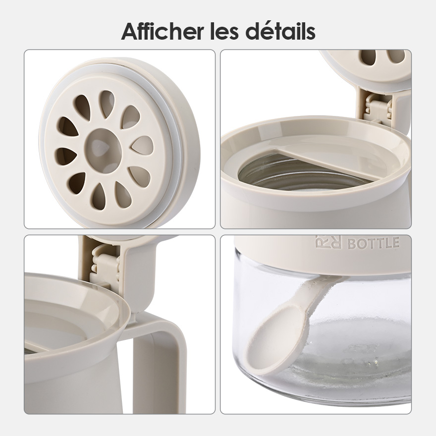 Pot à épices en verre