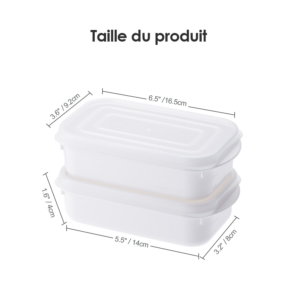 Conteneurs de conservation des aliments en plastique