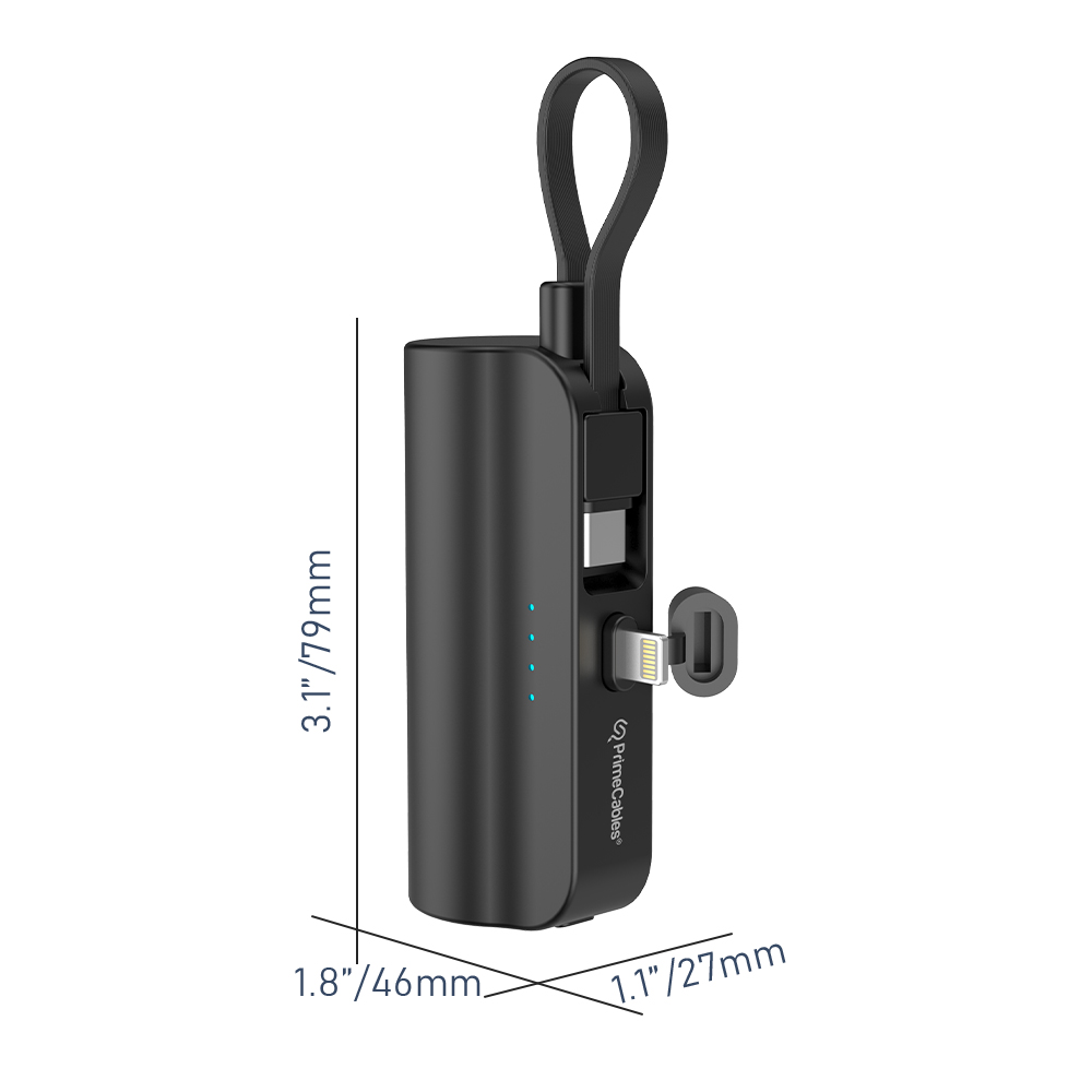 Portable Fast Charging iPhone Power Bank 5000mAh Mini Battery Pack