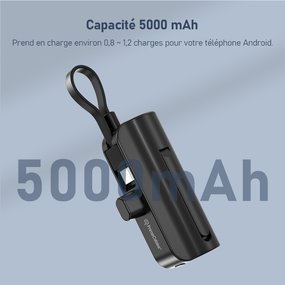 Batterie Externe Magnétique 3000mAh - Chargeur Rapide Sans Fil Pour IPhone & AirPods