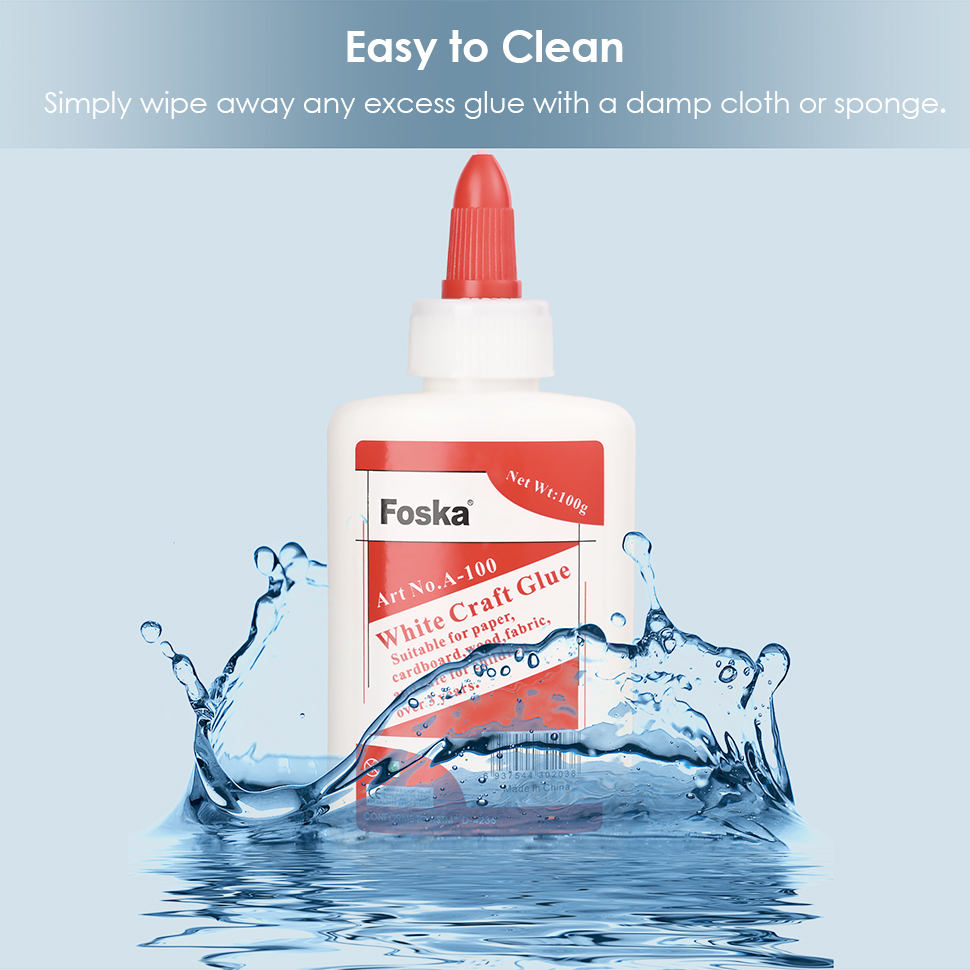 MultiPurpose Liquid White Glue for Crafts, Washable and NonToxic