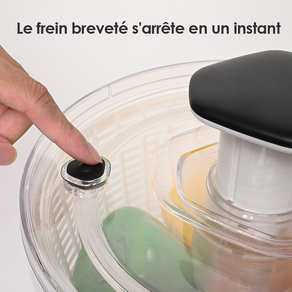 Essoreuse  salade 6L - Essoreuse  salade manuelle avec pompe  une main