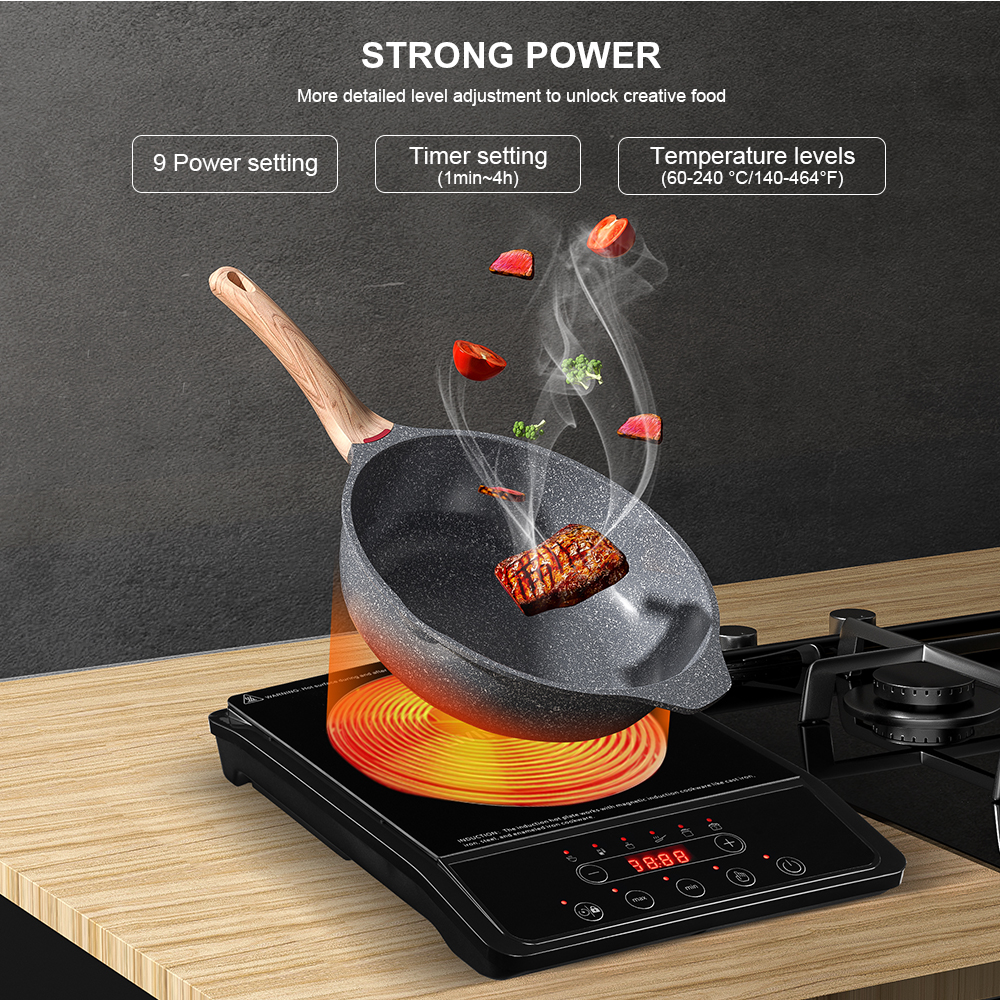 1800W Portable Induction Cooktop LED Display Cooker LIVINGbasics®