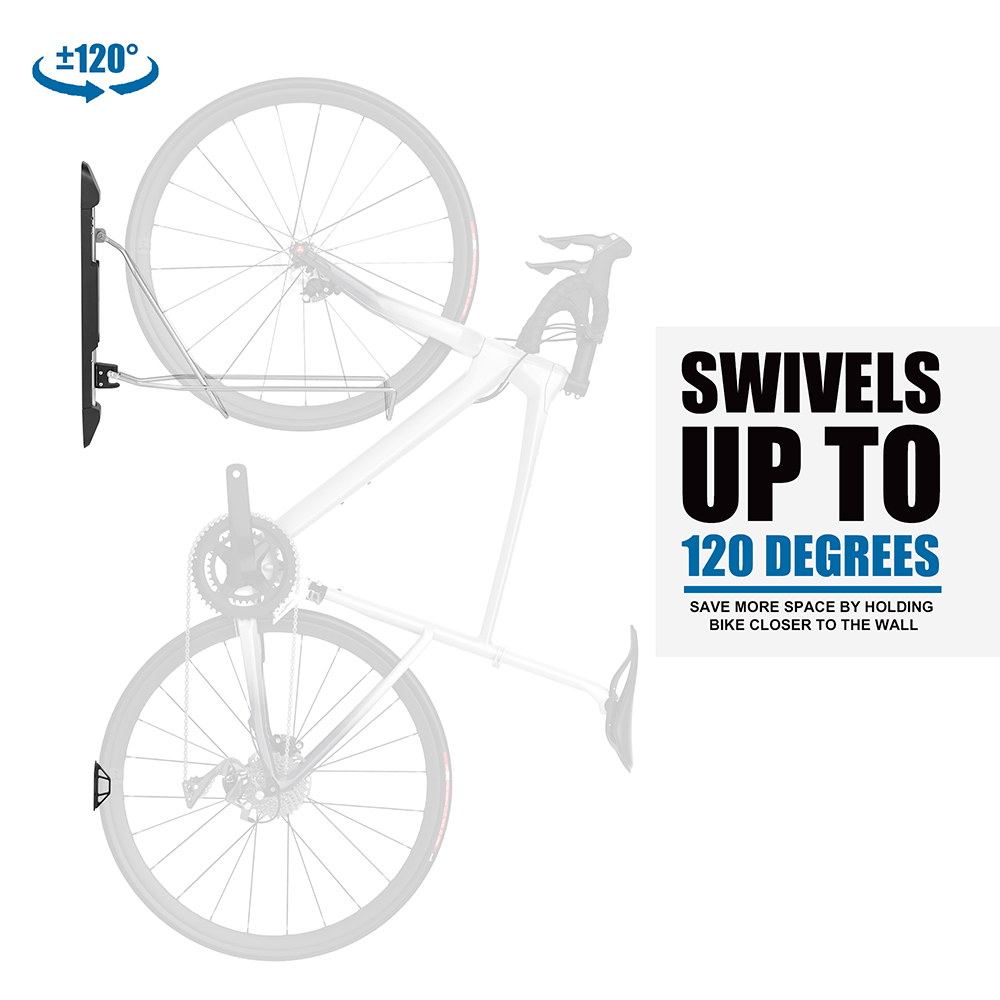 Wall Mounted Heavy Duty Foldable Bike Storage Rack $29.99