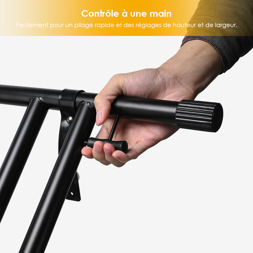 Wakects Support De Clavier Piano Pliable Portable - Hauteur Réglable Avec Cadre En X
