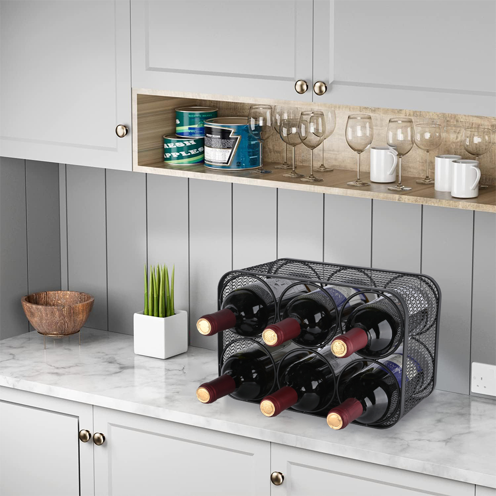 Wine Bottle Wine Storage In Kitchen Cabinets Tabletop Wine Rack