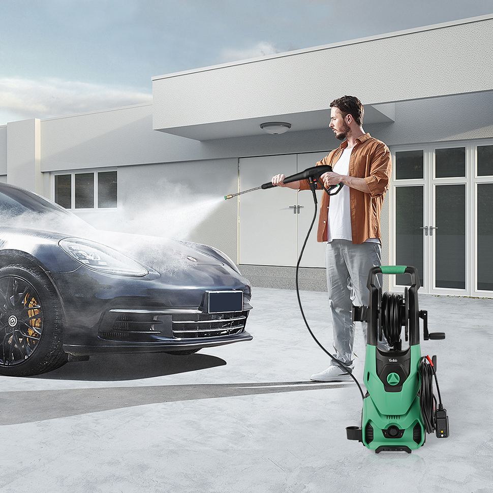 2150 PSI Electric Pressure Washer with Foam Cannon and Quick