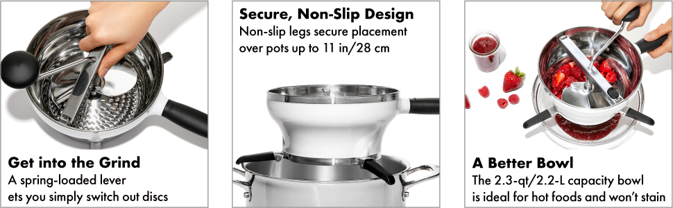 【美品】OXO　GOODGRIP　フードミル OXO Good Grips Good Grips Food Mill : Amazon.ca: Home