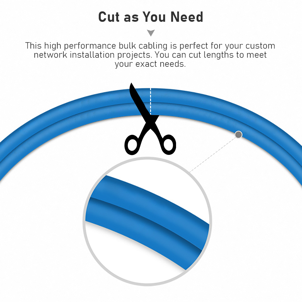 high performance bulk cat6 cable is perfect for your custom network installation projects