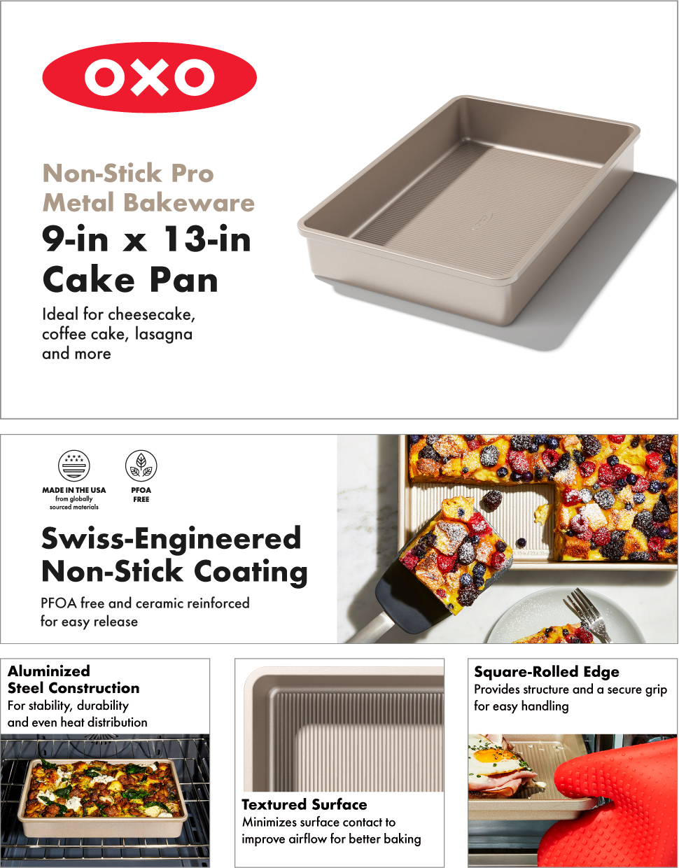 Half Sheet Oxo Baking Sheet Dishwasher Safe Usa Pan OXO, Good