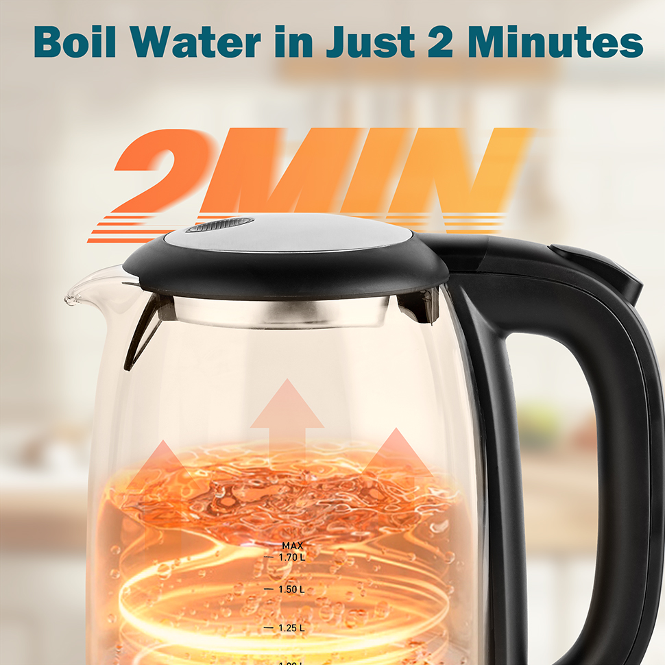 Cordless Electric Tea Kettle LIVINGbasics