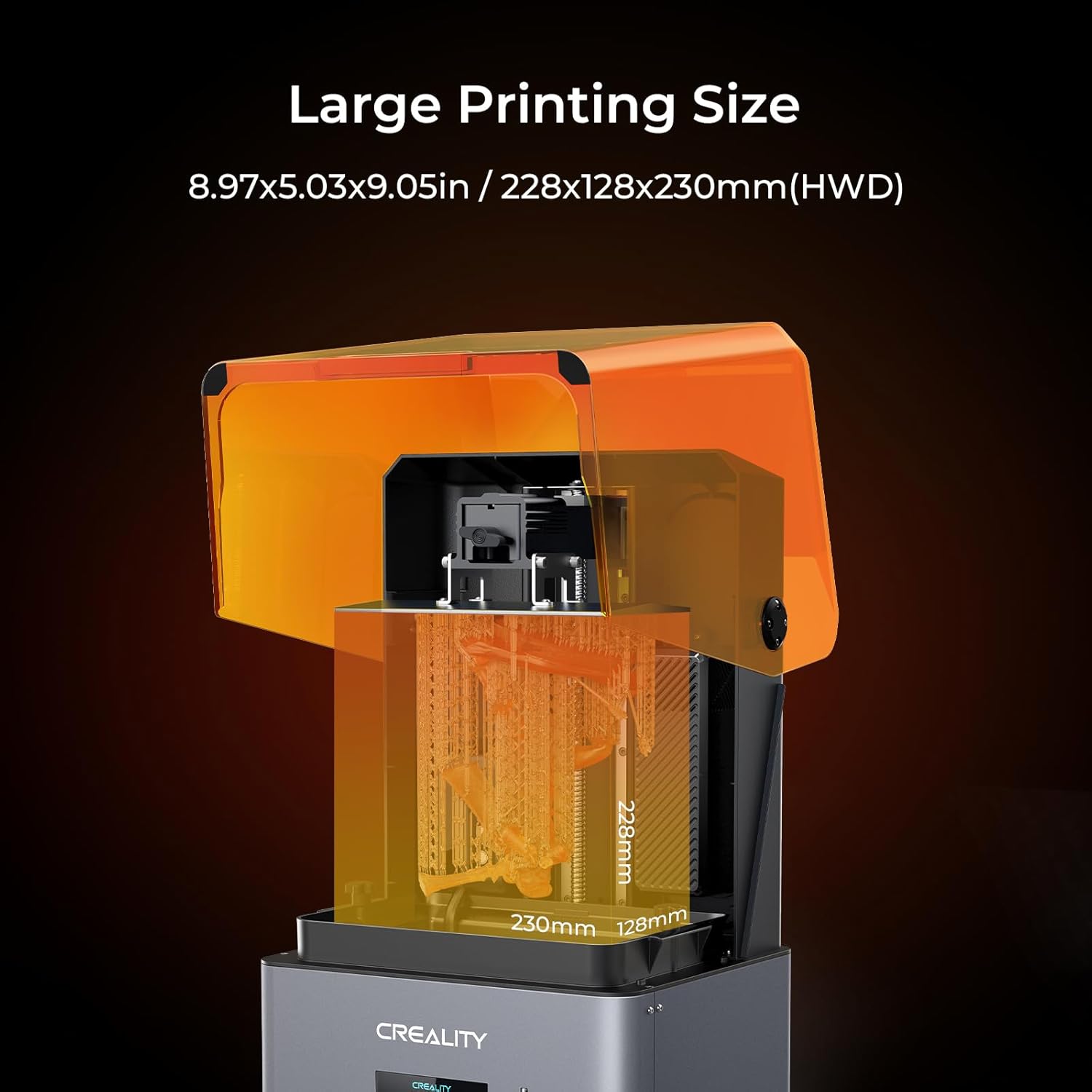 Creality HALOT-MAGE PRO Hyper-speed 8K Resin 3D Printer