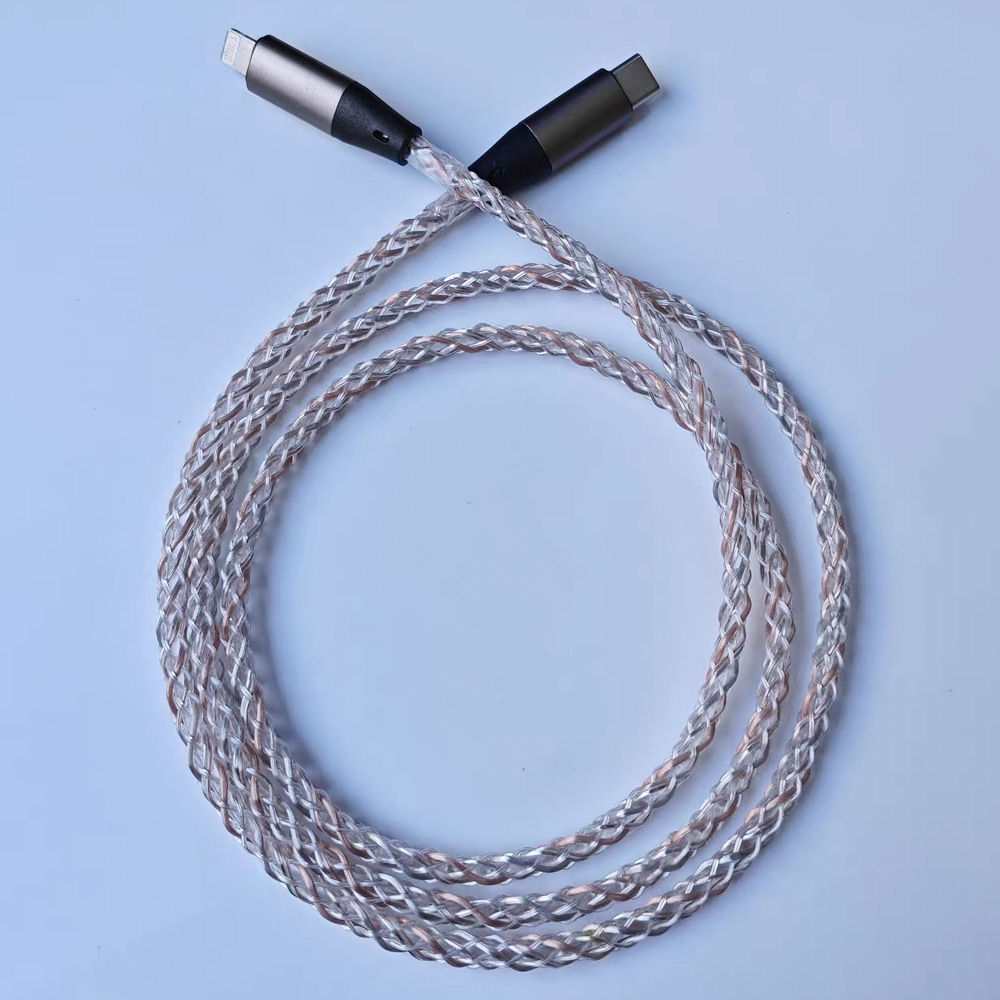 The PrimeCables nylon-braided USB Type-C to Type-C cable with two Type-C connectors