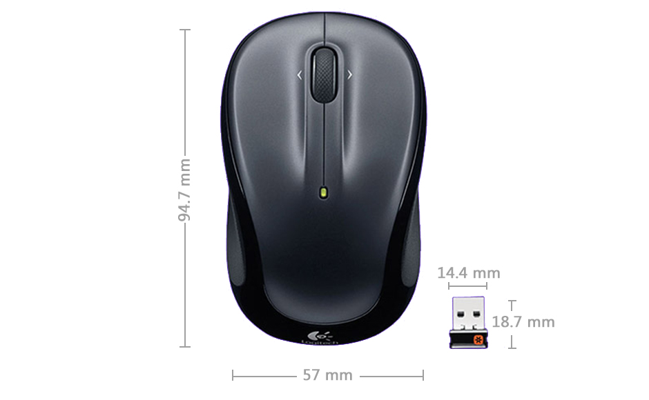 Logitech® M325 Wireless Mouse 123InkCartridges Canada