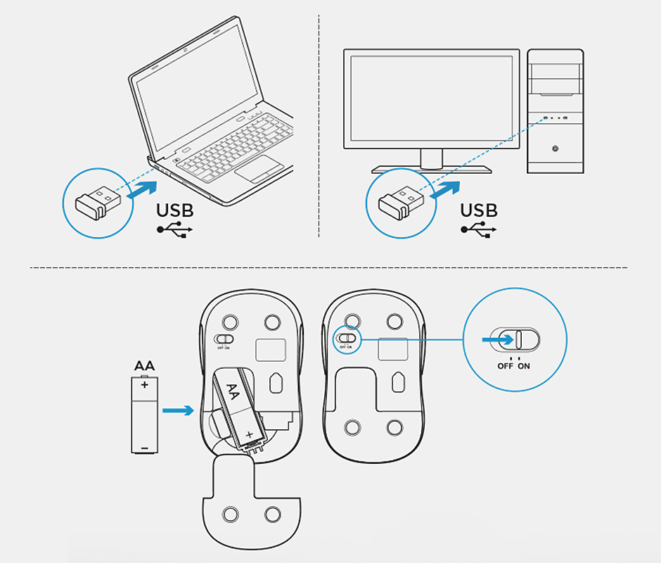 Logitech® M325 Wireless Mouse