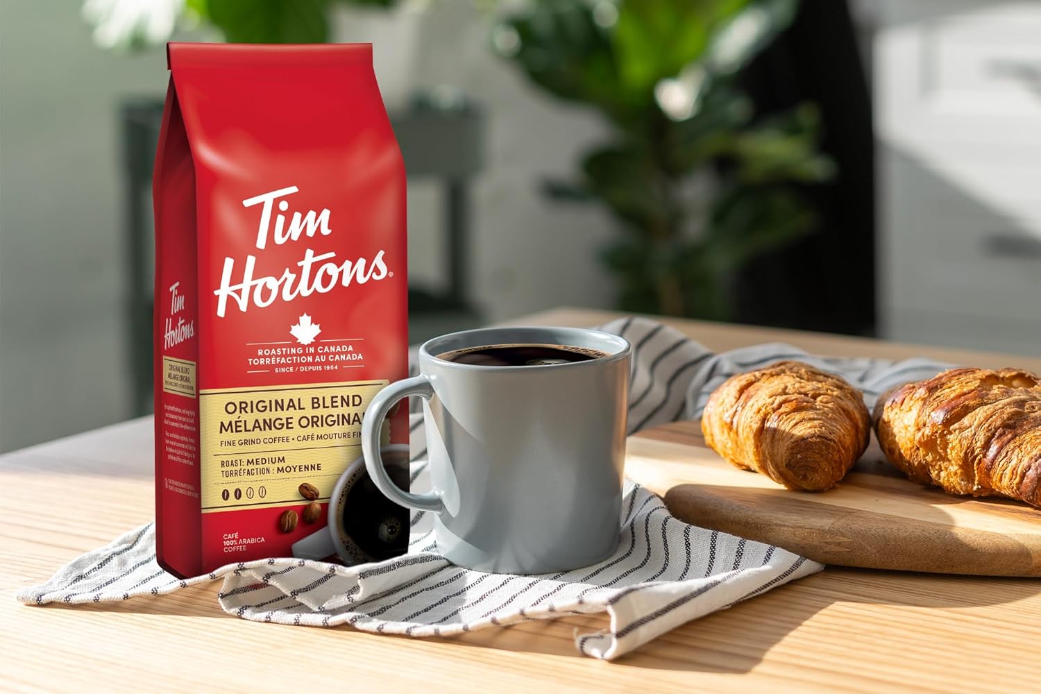 Tim Hortons® Original Blend Fine Grind Coffee, Medium Roast, 300g/Bag