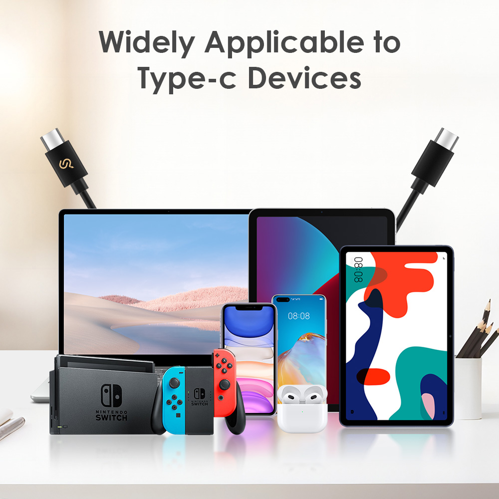 PrimeCables USB 2.0 Type‑C cable has wide compatibility with various USB‑C devices