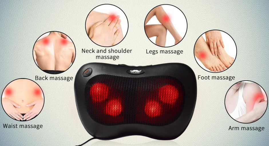 Neck and hotsell shoulder massage pillow