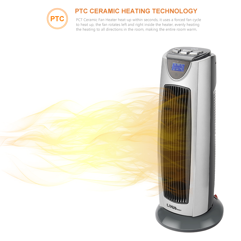 Amazon Basics Oscillating Heater With Thermostat Amazon Basics