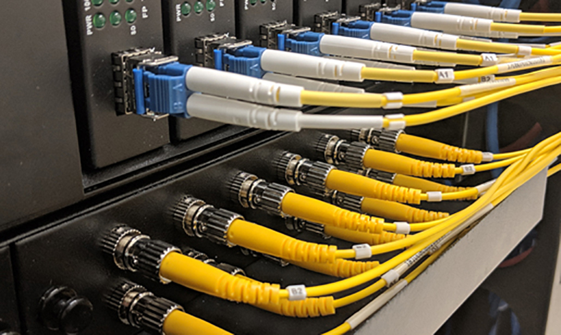Singlemode Duplex LC/ST 9 micron Fiber Cable - 3mm Jacket