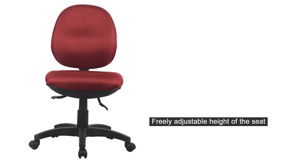 MultiFunction Task Chair Without Arms,MidBack Moustache®