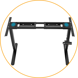 Dual-Motor Electric Standing Desk Frame