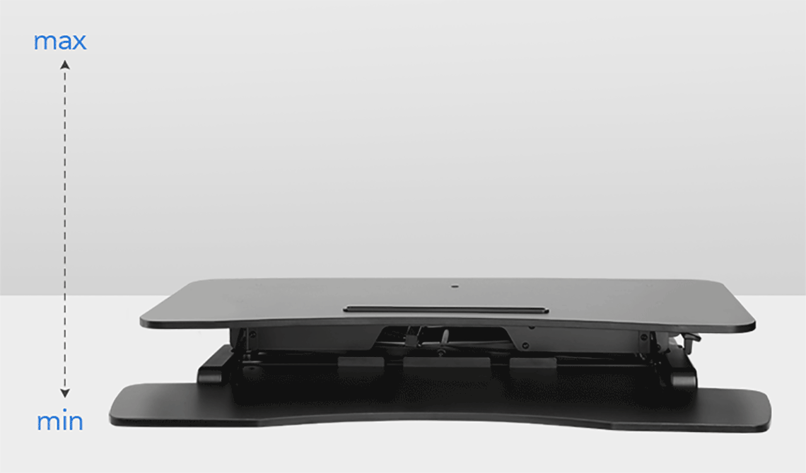 Height Adjustable, from 4.2" to 19.7"