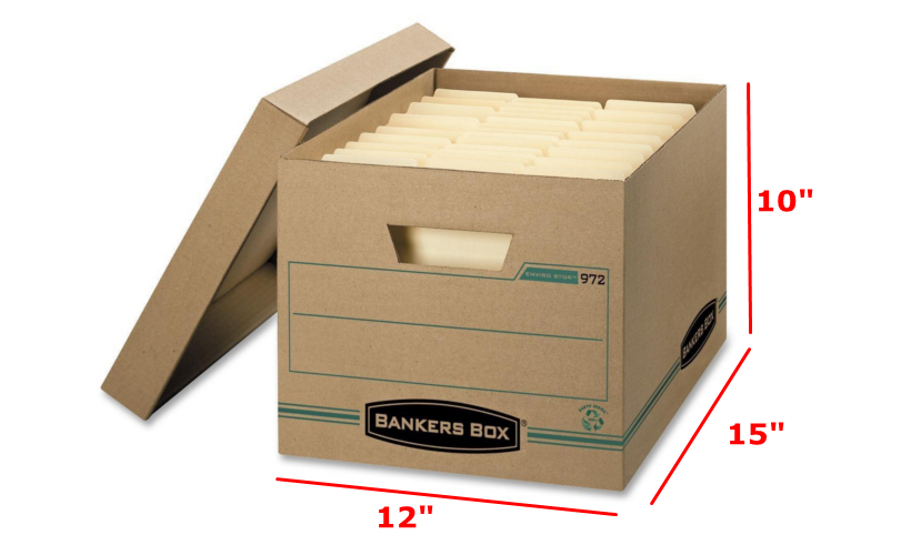Bankers Box® EnviroStor™ 900 Letter/Legal Size BasicDuty Storage Box