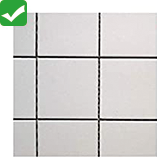 Ceramic tile wall