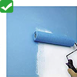 Painted gypsum