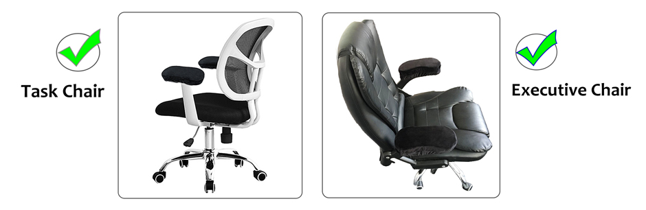 Coussinets D'accoudoirs En Mousse Mémoire - Lot De 2 - Avec Sangle Réglable - Lavables - Pour Chaises De Bureau, Gaming, Ordinateur